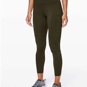 Lululemon Fast and Free Tight II 25" *Non-Reflective Nulux